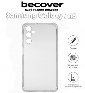  BeCover Anti-Shock Samsung Galaxy A15 SM-A155 Clear (710512)