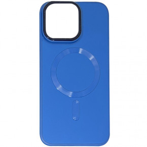   Epik Bonbon Leather Metal Style with MagSafe Apple iPhone 12 Pro / 12 (6.1)  / Indigo