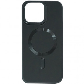   Epik Bonbon Leather Metal Style with MagSafe Apple iPhone 13 Pro (6.1)  / Black