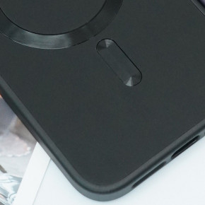   Epik Bonbon Leather Metal Style with MagSafe Apple iPhone 13 Pro (6.1)  / Black 4