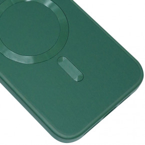   Epik Bonbon Leather Metal Style with MagSafe  Apple iPhone 12 Pro / 12 (6.1)  / Pine green 5
