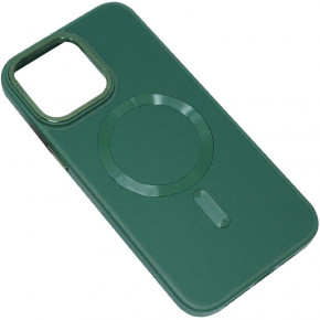   Epik Bonbon Leather Metal Style with MagSafe  Apple iPhone 12 Pro / 12 (6.1)  / Pine green 6