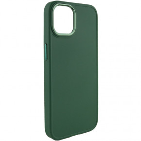 TPU  Epik Bonbon Metal Style Apple iPhone 12 Pro Max (6.7)  / Pine green
