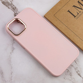TPU  Epik Bonbon Metal Style Apple iPhone 13 (6.1)  / Light pink 5