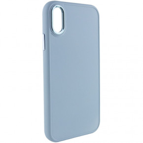 TPU  Epik Bonbon Metal Style Apple iPhone XR (6.1)  / Mist blue 3