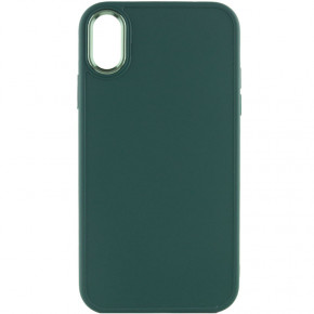 TPU  Epik Bonbon Metal Style Apple iPhone XS Max (6.5)  / Pine green