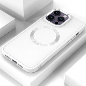 TPU  Epik Bonbon Metal Style with MagSafe Apple iPhone 12 Pro / 12 (6.1)  / White 3