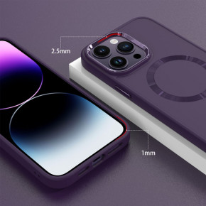 TPU  Epik Bonbon Metal Style with MagSafe Apple iPhone 13 Pro (6.1)  / Dark Purple 7