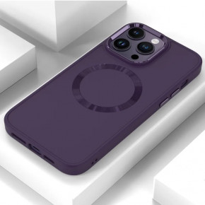 TPU  Epik Bonbon Metal Style with MagSafe Apple iPhone 13 Pro (6.1)  / Dark Purple 8