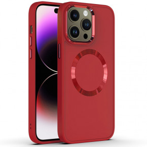 TPU  Epik Bonbon Metal Style with MagSafe Apple iPhone 13 Pro (6.1)  / Red