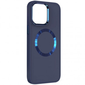 TPU  Epik Bonbon Metal Style with MagSafe Apple iPhone 14 (6.1)  / Cosmos Blue