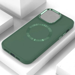 TPU  Epik Bonbon Metal Style with MagSafe Apple iPhone 14 (6.1)  / Pine green 3