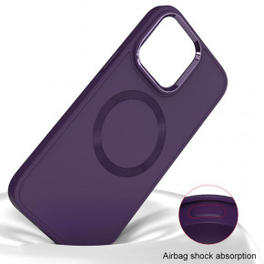 TPU  Epik Bonbon Metal Style with MagSafe Apple iPhone 15 (6.1)  / Dark Purple 7