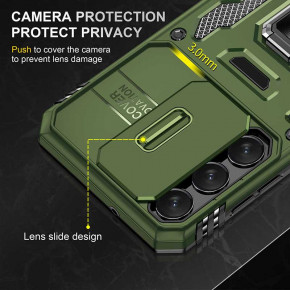   Epik Camshield Army Ring Samsung Galaxy S22+  / Army Green 3