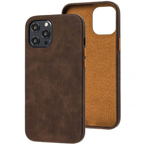   Epik Croco Leather Apple iPhone 12 Pro / 12 (6.1) Brown