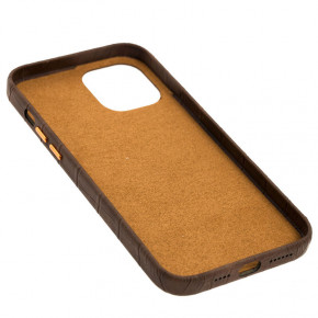  Epik Croco Leather Apple iPhone 12 Pro / 12 (6.1) Brown 3
