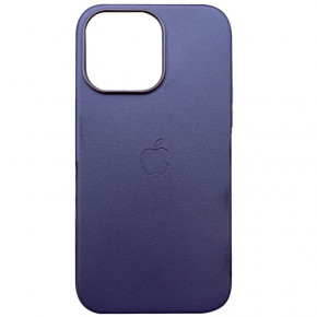   Epik Leather Case (AAA) with MagSafe and Animation Apple iPhone 14 Pro Max (6.7) Deep Violet