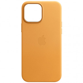  Epik Leather Case (AA) with MagSafe Apple iPhone 14 Pro (6.1) Poppy
