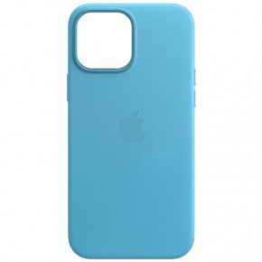   Epik Leather Case (AA) with MagSafe Apple iPhone 14 (6.1) Blue