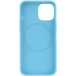   Epik Leather Case (AA) with MagSafe Apple iPhone 14 (6.1) Blue 3