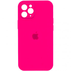  Epik Silicone Case Full Camera Protective (AA) Apple iPhone 12 (6.1)  / Barbie pink