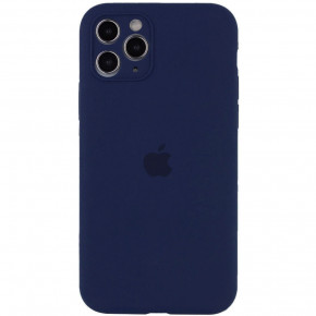  Epik Silicone Case Full Camera Protective (AA) Apple iPhone 12 (6.1)  / Deep navy