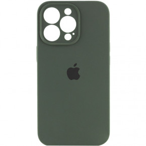  Epik Silicone Case Full Camera Protective (AA) Apple iPhone 15 Pro Max (6.7)  / Cyprus Green