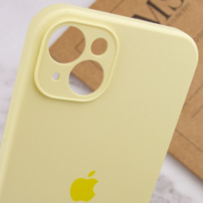  Epik Silicone Case Full Camera Protective (AA) Apple iPhone 15 (6.1)  / Mellow Yellow 8
