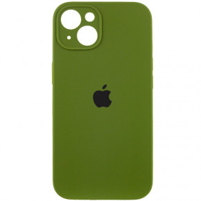  Epik Silicone Case Full Camera Protective (AA) Apple iPhone 15 (6.1)  / Dark Olive