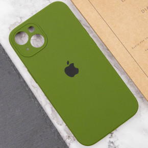  Epik Silicone Case Full Camera Protective (AA) Apple iPhone 15 (6.1)  / Dark Olive 6
