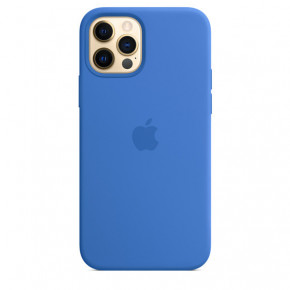  Epik Silicone Case Full Protective (AA) Apple iPhone 12 Pro / 12 (6.1)  / Capri Blue