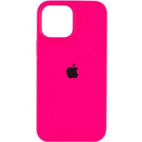  Epik Silicone Case Full Protective (AA) Apple iPhone 14 Plus (6.7)  / Barbie pink