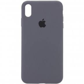  Epik Silicone Case Full Protective (AA) Apple iPhone XS Max (6.5)  / Dark Grey