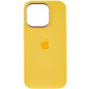  Epik Silicone Case Metal Buttons (AA) Apple iPhone 13 Pro Max (6.7)  / Sunglow 3