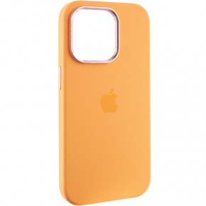  Epik Silicone Case Metal Buttons (AA) Apple iPhone 13 Pro Max (6.7)  / Marigold