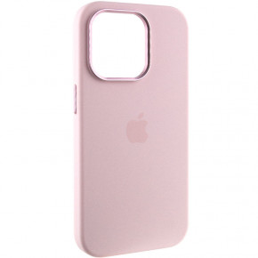  Epik Silicone Case Metal Buttons (AA) Apple iPhone 13 Pro Max (6.7)  / Chalk Pink