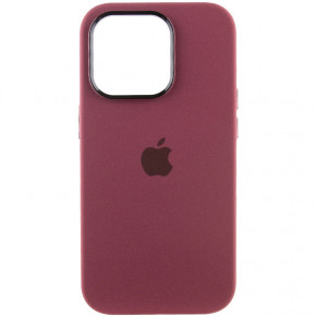  Epik Silicone Case Metal Buttons (AA) Apple iPhone 13 Pro (6.1)  / Plum 3
