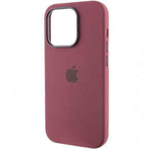  Epik Silicone Case Metal Buttons (AA) Apple iPhone 13 Pro (6.1)  / Plum 4