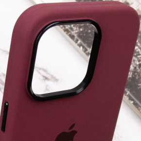  Epik Silicone Case Metal Buttons (AA) Apple iPhone 13 Pro (6.1)  / Plum 9