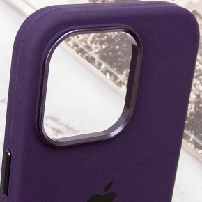  Epik Silicone Case Metal Buttons (AA) Apple iPhone 13 Pro (6.1)  / Elderberry 9