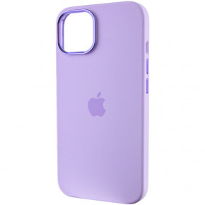  Epik Silicone Case Metal Buttons (AA) Apple iPhone 13 (6.1)  / Lilac 4