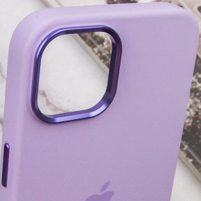  Epik Silicone Case Metal Buttons (AA) Apple iPhone 13 (6.1)  / Lilac 9