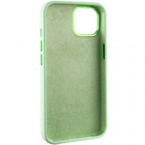  Epik Silicone Case Metal Buttons (AA) Apple iPhone 13 (6.1)  / Pistachio 7