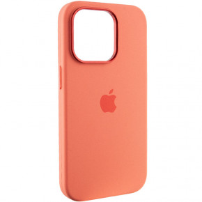  Epik Silicone Case Metal Buttons (AA) Apple iPhone 14 Pro Max (6.7)  / Pink Pomelo