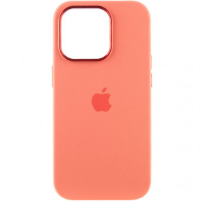  Epik Silicone Case Metal Buttons (AA) Apple iPhone 14 Pro Max (6.7)  / Pink Pomelo 3