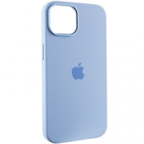  Epik Silicone Case Metal Buttons (AA) Apple iPhone 14 (6.1)  / Blue Fog