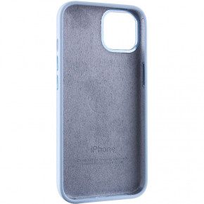  Epik Silicone Case Metal Buttons (AA) Apple iPhone 14 (6.1)  / Blue Fog 7