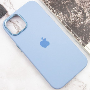  Epik Silicone Case Metal Buttons (AA) Apple iPhone 14 (6.1)  / Blue Fog 8