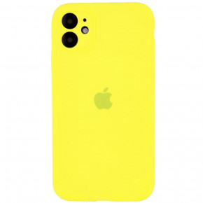  Epik Silicone Case Square Full Camera Protective (AA) Apple iPhone 11 (6.1)  / Bright Yellow