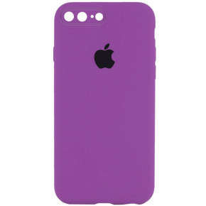  Epik Silicone Case Square Full Camera Protective (AA) Apple iPhone 7 plus / 8 plus (5.5)  / Grape